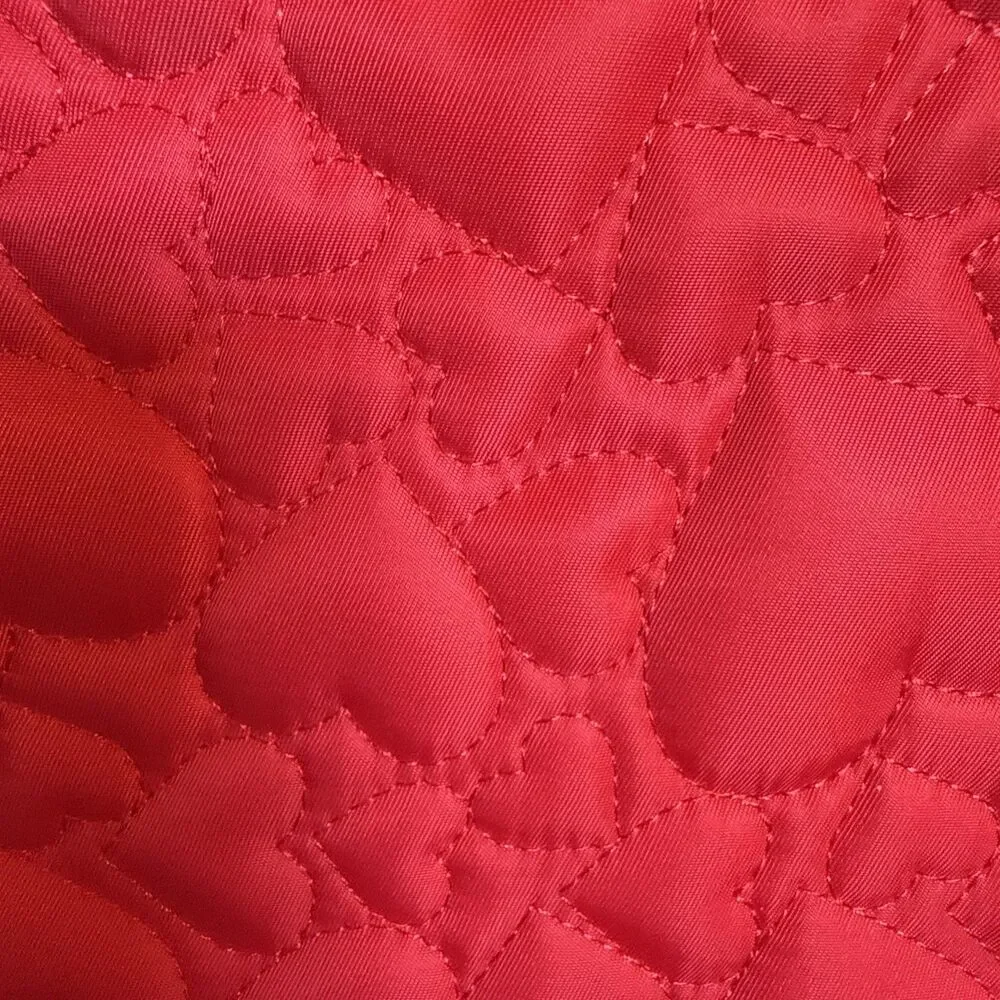 NEW Kate Spade Fragrances Red Heart Quilted Tote Bag - Picture 4 of 6